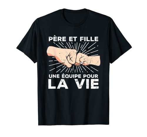 Papa Humour Vintage Papi Drôle Fete des Père et Fille T-Shirt