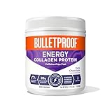 Bulletproof Dark Chocolate Energy Collagen Protein, 19.3 Ounces, Caffeine-Free Fuel with Vitamins and Antioxidants, Blend with Ginseng, Magnesium, Cordyceps Mushroom
