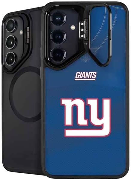 Skinit Kickstand Phone Case Compatible with Galaxy S24 - Officially Licensed NFL New York Giants Camo Design