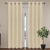 Photo Gallery guoghui tende soggiorno moderne 147 x 193 cm con occhielli/poliestere moderne eleganti tende camera da letto per camera da letto e cameretta bambini, color crema Photo Gallery guoghui tende soggiorno moderne 147 x 193 cm con occhielli/poliestere moderne eleganti tende camera da letto per camera da letto e cameretta bambini, color crema
