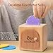 Woodtoe Montessori Coin Box for Toddlers, Montessori Toys for 1 2 3 Year Old, Fine Motor Skills Toys, Wooden Sensory Toy, Object Permanence Educational Toy, First Birthday Easter Gift for Boy Girl