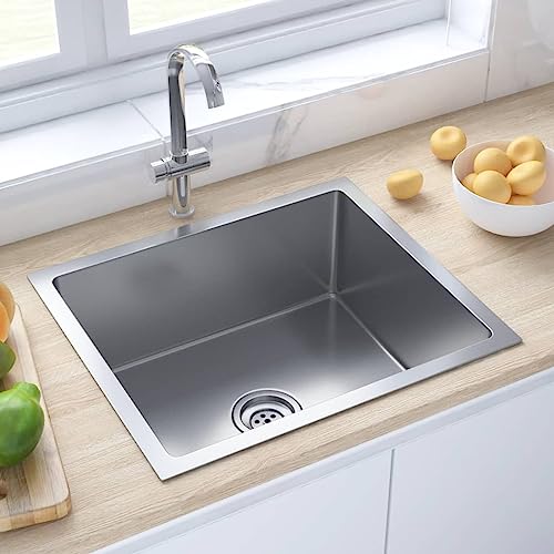 Lordear 27 Fregadero De Cocina Empotrado 27x19 Pulgadas 16