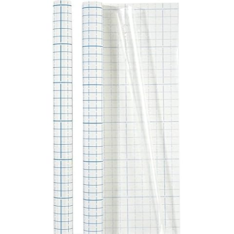 Brunnen 1040061 Buch-, Heftumschlag Bucheinbandfolie (selbstklebend, 100 x 45 cm) transparent Cover