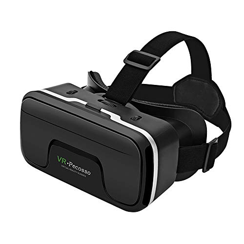 Pecosso VR Headset Virtual Reality Glasses Compatible with iPhone & Android Phone 4.7"-6.53" New 3D Goggles for Movies Gift for Kids and Adults Soft & Comfortable Adjustable Distance