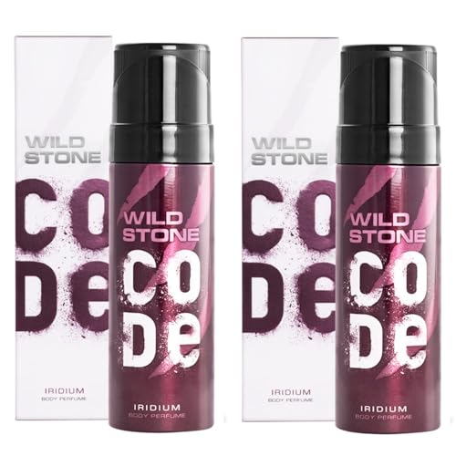 Image of Wild Stone CODE Iridium Body Perfume for Men, Pack of 2 (150ml each)|No Gas Deodorant|Long Lasting Body Spray