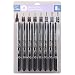Illustration Pen Set by Artist's Loft, Assorted Nibs, Black Ink