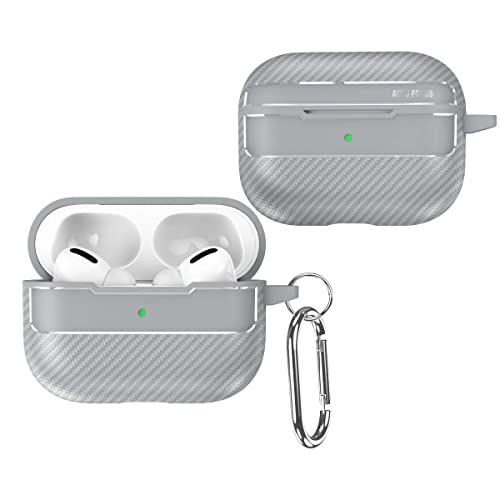 GOKEN Cover per Airpods pro, Silicone TPU Fibra di...