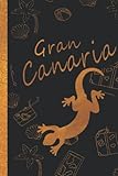  Cran Canaria: Reisejournal für den Urlaub auf Cran Canaria, 240 Seiten Punktraster, handliches Format, Design bronze