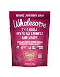 Wholesome Fair Trade Organic Light Brown Sugar, 64oz, 1-Pack