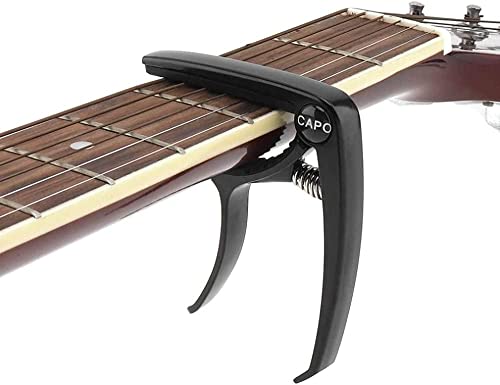 DACUN Certificat de sécurité Certification de sécurité Accordeur de Guitare en Alliage d’Aluminium Métal Noir Capodastre… - Les Beatles, Paul McCartney, John Lennon, RIngo Starr, George Harrison DACUN Certificat de sécurité Certification de sécurité Accordeur de Guitare en Alliage d'Aluminium Métal Noir Capodastre… – Image 6