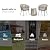 EAST OAK Breezeway 3-Piece Patio Bistro Set, Patio Chairs Bistro Set with 2 Wide Ergonomic Chairs, Cushions & Glass Top Side Table, Outdoor All-Weather Wicker Furniture for Balcony, Brown & Grey