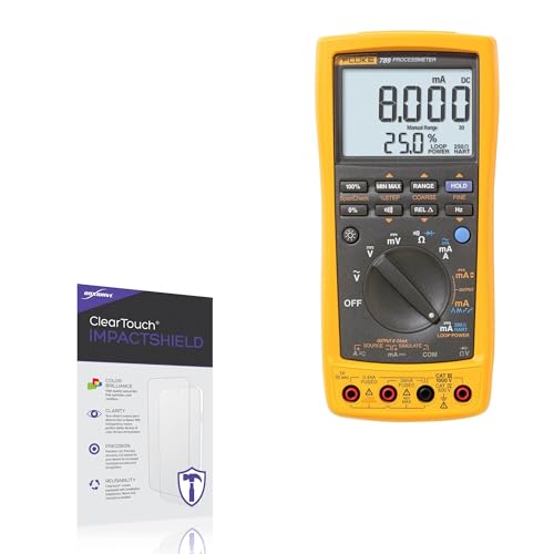 BoxWave Screen Protector Compatible With Fluke 789 - ClearTouch ImpactShield (2-Pack), Impenetrable Screen Protector Flexible Film