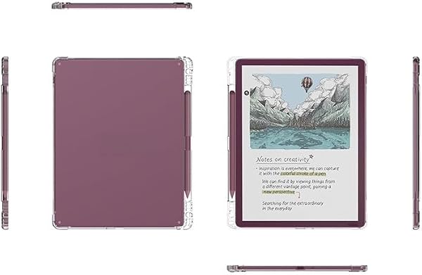 Soft TPU Protective Cover for Kindle Scribe 11"/Scribe Colorsoft 11"/2026 E-reader Transparent Skin-friendly Full-protection Case Anti-scratch Shockproof Anti-drop Sleeve Shell (With Pen Slot) - 5