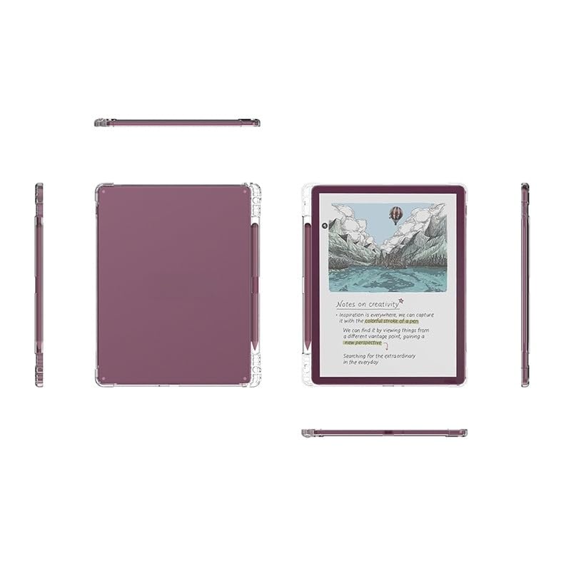 Soft TPU Protective Cover for Kindle Scribe 11"/Scribe Colorsoft 11"/2026 E-reader Transparent Skin-friendly Full-protection Case Anti-scratch Shockproof Anti-drop Sleeve Shell (With Pen Slot) — view 5