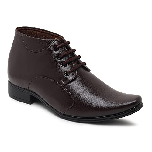 Image of Zixer Synthetic Leather Mens Formal Shoes || Office Formal Shoes Men Stylish|| Formal Shoes for Men Patent Leather Lace Up Party Formal Shoe