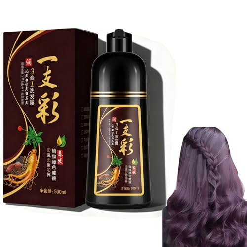 HOSELEC�u�S�V�o��v�􂤁E���߂�E��Ă� 3 in 1 hair color 500 ml �J���[�V�����v�[ �������� �V�����v�[ ������ �A���R���̂₳�������� �ѐ��� ���U10���J���[ �����Y �������� ���f�B�[�X (�p�[�v��)