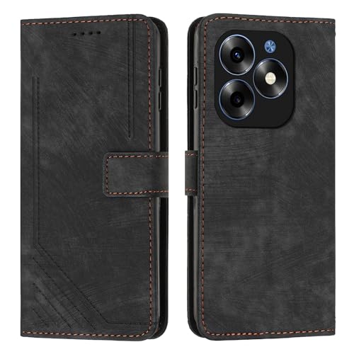 Protection d'écran de téléphone et étui portefeuille avec dragonne pour itel S23 Plus