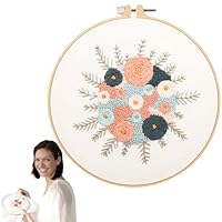 Traziewell Kit De Broderie Pour Débutants - Motifs Faciles