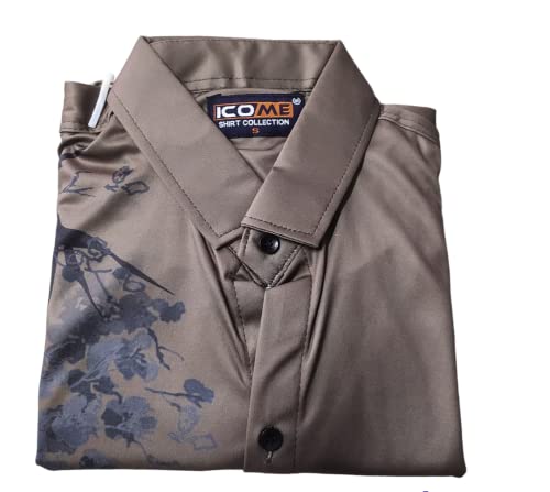 Image of mahek Fashion Printed Half Sleeve Lycra Shirt for Men