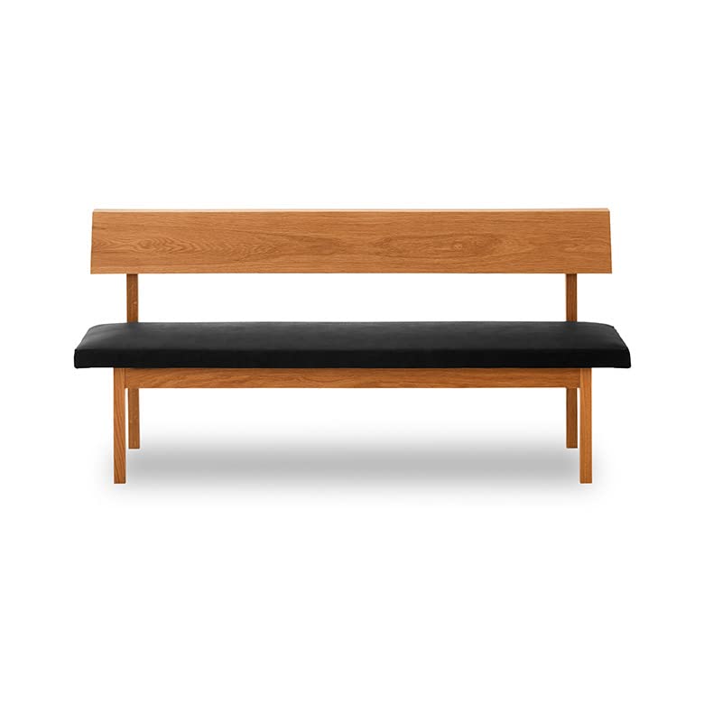 Amazon.co.jp: ダイニング ベンチ 背もたれ 3人 150cm LDベンチ ベンチ