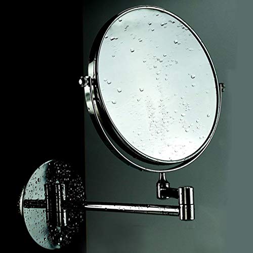 Miroir de beauté à grossissement multiple au design argenté durable - 4