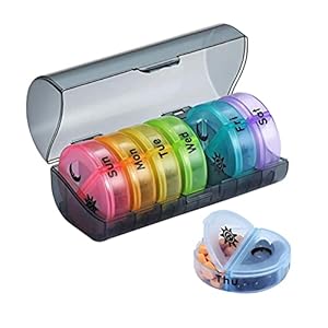 Pillendoosje, 7 Dagen, 14 Vakken, Pillendoosje, Weekplanner, Reis-organizer, Medicijnen, Opbergdoos Voor Pillen