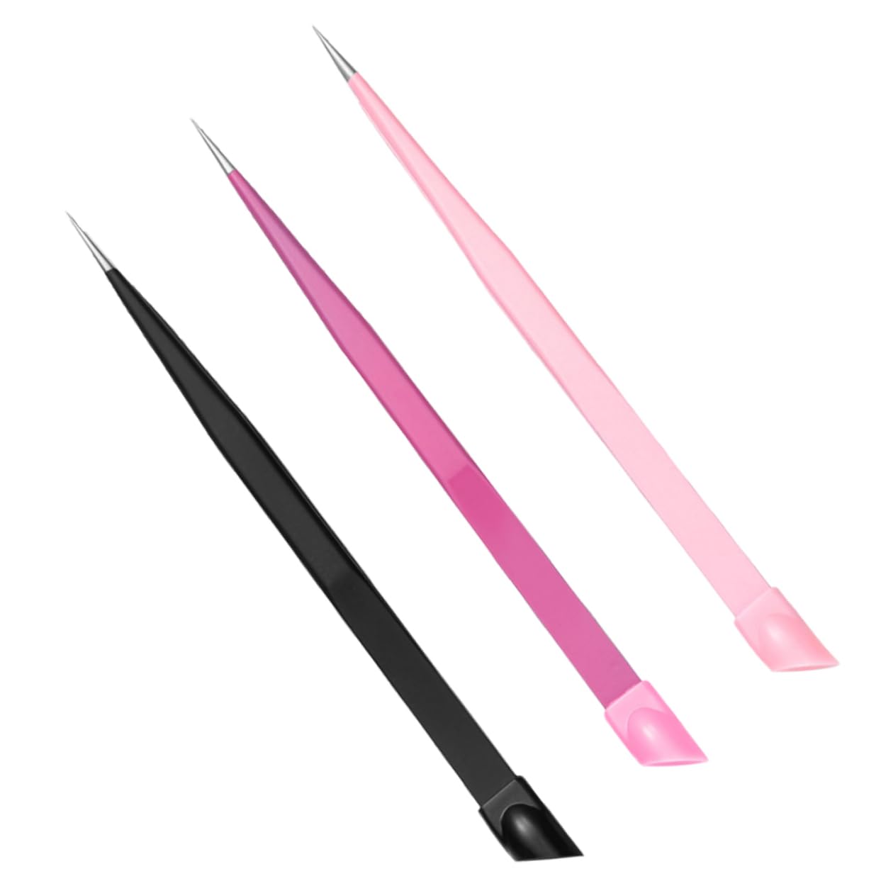 VALICLUD 5 set Pinze Multiuso Ms Per Donna Sopracciglia Bellezza Unghie Pinzette Artigianali Da Donna Pinzette A Punta Pinzette Per Fusione Di Perline Pinzette Per Ciglia 3 pezzi*5