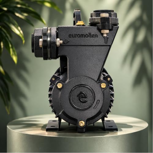 Image of 1hp Self Priming Monobloc Water Pump by EUROMOLTEN | Automatic over heat protection | Anti rust CED coating | F Class high temperature Insulation | Leak proof winding technology | Heavy Duty pump
