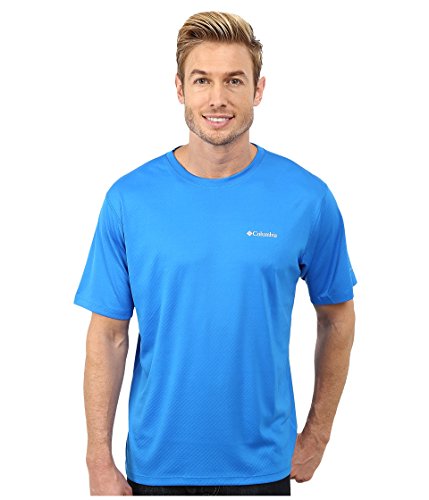 Columbia Men's Zero Rules S/S Shirt, Hyper Blue XL