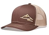 44N, Snapback Trucker Hat, Mountain Brown/Khaki