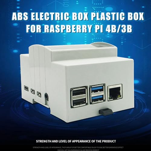 Boîtier de protection pour 4B en ABS blanc avec ouvertures de ventilation pour cluster modèle B