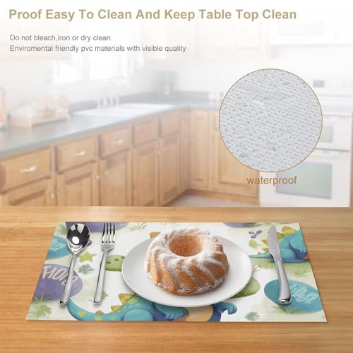 Sets de table mignons lavables pour éliminer les taches de cuisine - 5