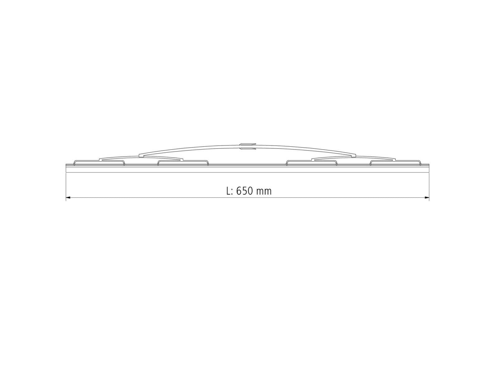 DT Spare Parts Escobilla Limpiaparabrisas Juego de 2 Escobillas | Longitud: 650mm 6.97005 Compatible con RENAULT TRUCKS Premium Premium 2 Kerax