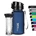 720°DGREE Bottiglia d'Acqua “uberBottle“ - 1000ml softTouch +Infusore - Tritan Senza-BPA, Prova di Perdite - Il Borraccia Sportiva per Sport, Fitness, Ciclismo, Palestra, Outdoor, Scuola, università