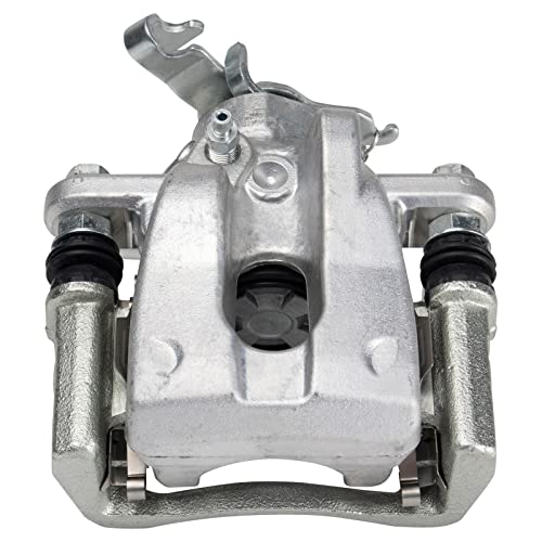 Image of TRQ Rear Brake Pad and Rotor Set Ceramic Calipers Compatible with 2009-2010 Pontiac Vibe 2009-2019 Toyota Corolla 2009-2011 Matrix