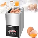 Máquina for hervir huevos comercial, cocedor de huevos de aguas termales de 9L,máquina profesional for huevos semi-cocidos,cocedor automático,control de temperatura de 30 a 90°C,for bares y patios
