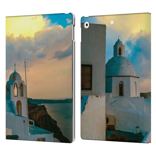 Housse iPad 10.2 design Santorini pour travailler et voyager avec style et sérénité