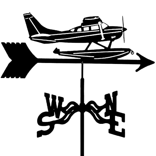 Girouette d'avion WXKAGF antirouille pour toit en fer et extérieur