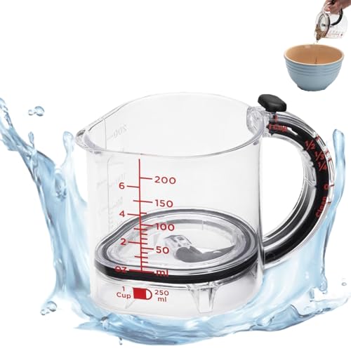 Comparison: Best Adjustable Measuring Cup 10 All-in-1 Adjustable Measuring Cup, 4 in 1 Adjustable Measuring Cup, No Waste DesignAdjustable, Multi-functional MeasuringCup with Seal Base, Easy to Clean, Push-In Measurings Cups (1PCS)
