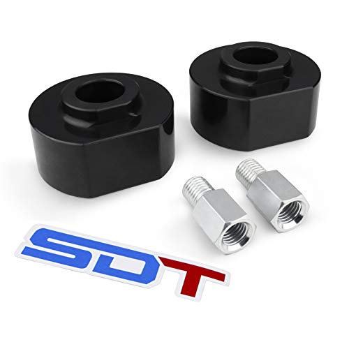 STREET DIRT TRACK 1.5" Front Lift Kit - Delrin Composite Spring Spacers with Stud Extenders Fits 1981-1997 Ford F-150, 1999-2023 Ford F-250 and F-350 Super Duty 2WD