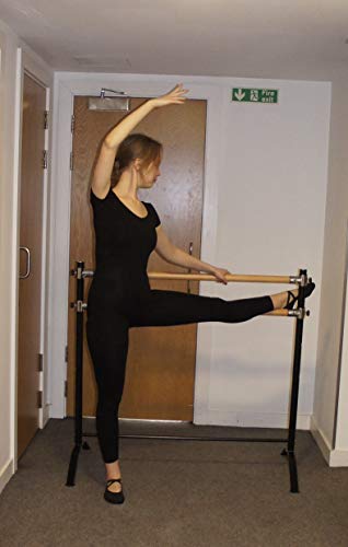 Artan Balance Ballet Barre Portable For Home Or Studio, Adjustable Bar For Stretch, Pilates, Dance Or Active Workouts, Single Or Double, Kids And Adults (Curved Leg Double Bar 4 Ft) #TOP7