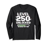 Level 250 Unlocked USA Server 1776-2026 Gamer Patriotic Long Sleeve T-Shirt