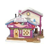 Department 56 Disney Village Daisy Duck Dockside Cafe Limited Edition beleuchtetes Gebäude, 15 cm, mehrfarbig