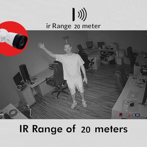 Image of Dahua 1MP HDCVI Bullet Camera, 20mtr IR Distance, IP67 Weatherproof, Smart IR, 65db DWDR, 2DNR [DH-HAC-B1A11P]