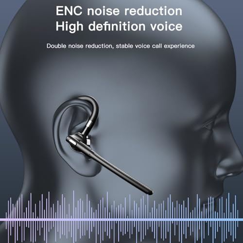 Auricular inalámbrico de oído único para eliminar el ruido en llamadas de trabajo 2