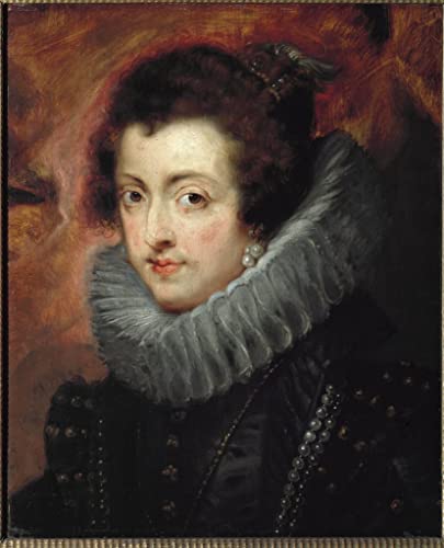 Art mural Élisabeth de France Rubens tableau vintage pour habiller un grand mur de chambre 60x90