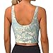 Spring Flower Blossoms Print Lightweight Trendy Women Sports Vest Yoga Workout Running Vests All Seasons