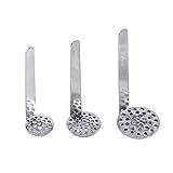 Chaojibao 【何度でも使うことのできるスクリーン】便スプーン・フィルターステンレス 13mm5本セット 曲げることができます (13mm 5本)