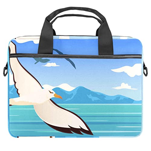 Sword Fight Beach - Bolsa de mensajero de hombro para portátil de 13 13.3 14.5 pulgadas para tablet...