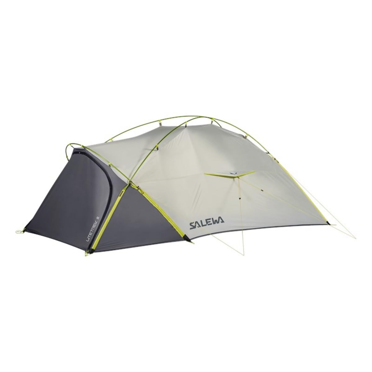 Salewa Litetrek III Tienda, Unisex adulto, Gris (Light) / Verde (Cactus), Única
